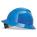 HARD HAT FULL BRIM BLUE V RTC MSA