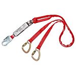 Protecta PRO Tieback S/A 100% Tie-Off Lanyard 6ft with standard snaps on ends, 5K Gated Carabiners