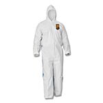 COVERALL, KLEENGUARD A35 LIQUID & PARTICLE PROTECION APPAREL LARGE