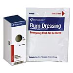 FAO BURN DRESSING 4"" X 4