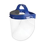 SUNCAST FACESHIELD ASSEMBLY FULL LENGTH, BLUE, WITH CLEAR VISOR, 16/CS