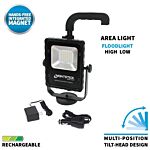 RECHARGEBALE LED AREA LIGHT WITH MAGNTIC BASE
