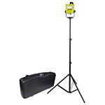 IS RECHARGEABLE X-SERIES LED MULTI-FUNCTION AREA LIGHT WITH ADJUSTABLE HANDLEAND INTEGRATED BASE MAGNET WITH 6' TRIPOD AND BLOW MOLDED CASE - GREEN