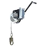 PERSONNEL WINCH 60' WITH 3/16"" GALVANIZED STEEL CABLE AND ALLOY STEEL SWIVEL SNAP HOOK