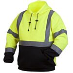HI-VIS LIME SWEATSHIRT, L, TYPE R, CLASS 3
