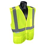 VEST ECONOMY MESH X-BACK CLASS 2 BREAKAWAY GREEN MEDIU M