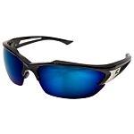 KHOR - BLACK FRAME / POLARIZED AQUA PRECISION BLUE MIRROR LENSES